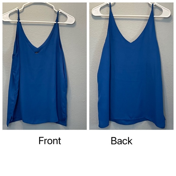 STELLA LUCE Royal Blue Camisole Tank Top Medium - Picture 2 of 6